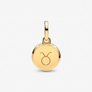 Pandora Green Engravable Mini Medallion Charm